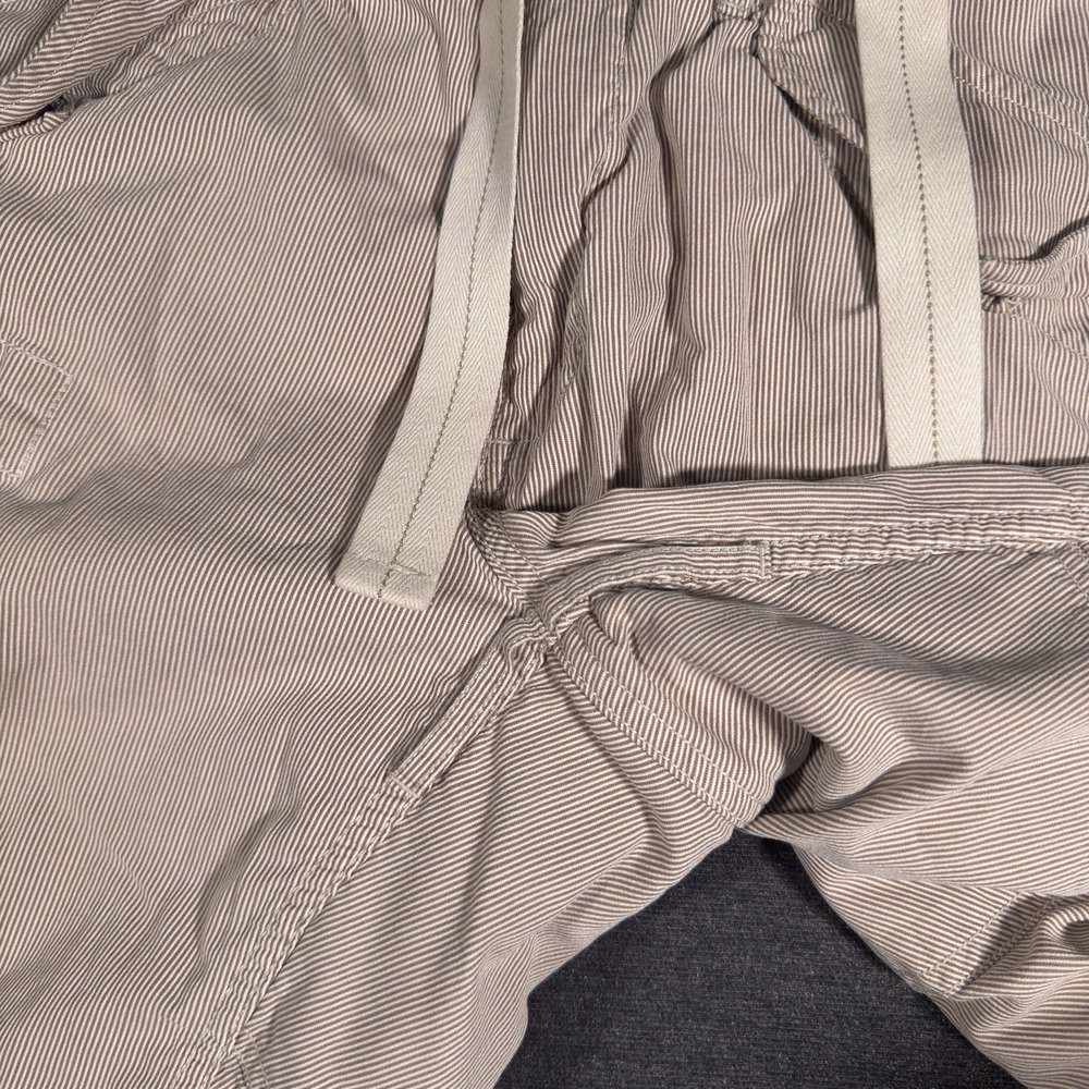 Polo Ralph Lauren Cargo Shorts Mens 30 Tan Stripe Cotton Utility Gorpcore Pony - Picture 2 of 10